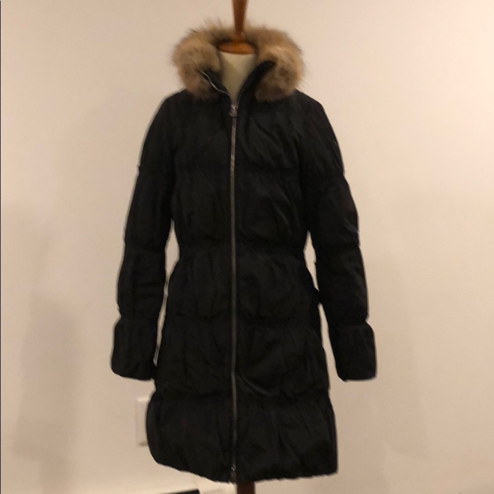 POST CARD down knee length Puffer
